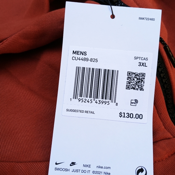 NWT Mens Nike Tech Fleece size 3XL - Picture 4 of 4